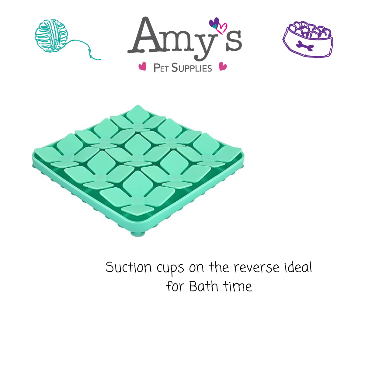 Snuffle Mat For Dogs with Suction Cups