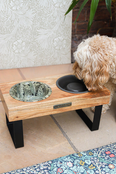 Morris & Co. Wooden Double Diner – Acanthus Print