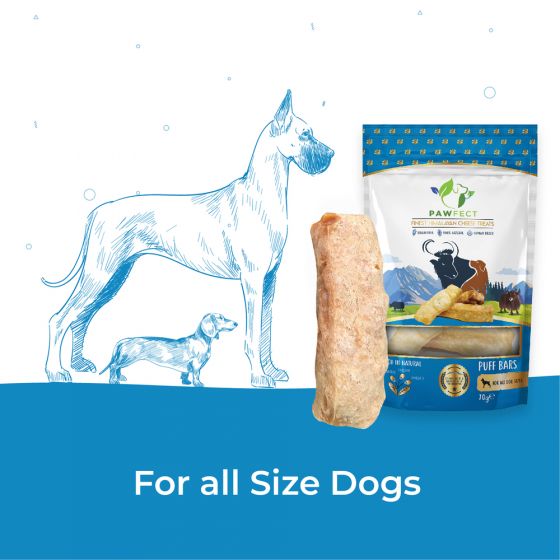 Himalayan Cheese Puff Bars For Dogs 70g