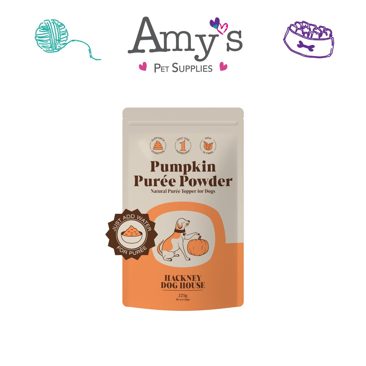 Pumpkin Powder Supplement For Dogs