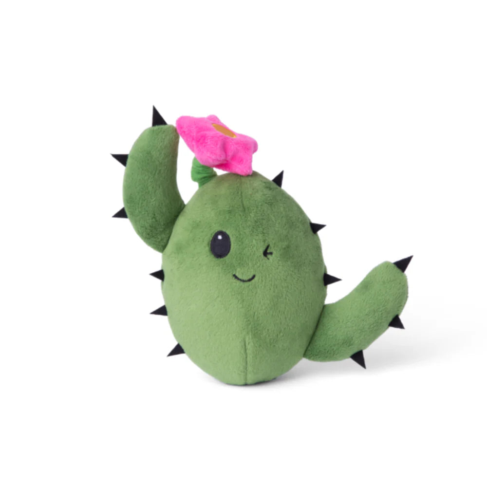 BARK Consuela The Cactus Dog Toy – Plush Rip & Reveal Toy with Hidden Squeaker Ball