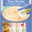 Inaba Churu Tuna Recipe grain free lickable cat treats 4 pack made with human grade tuna