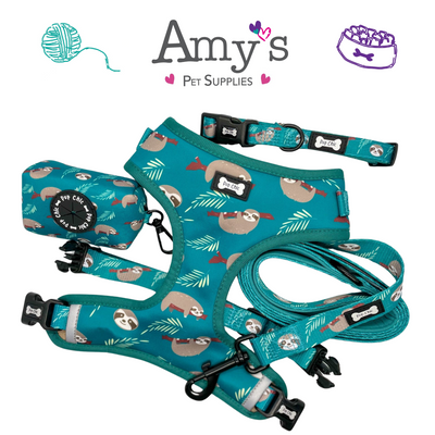 Pup Chic - Lazy Sloth Range- Harnesses, Leads, Etc