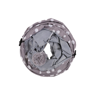 Jolly Moggy Pop Up Cat Tunnel – Crinkle Toy with Plush Ball & Catnip (90cm)