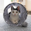 Jolly Moggy Pop Up Cat Tunnel – Crinkle Toy with Plush Ball & Catnip (90cm)