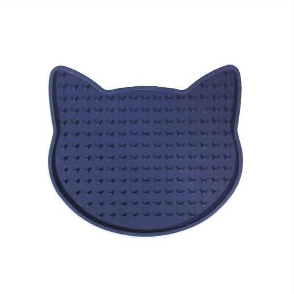 Cat Head Shape Lick Mat with suction cups