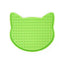 Cat Head Shape Lick Mat with suction cups
