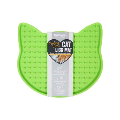 Cat Head Shape Lick Mat with suction cups