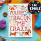 Scoff Paper Edible Greeting Cards for Dogs – Chicken, Bacon or Peanut Flavour.