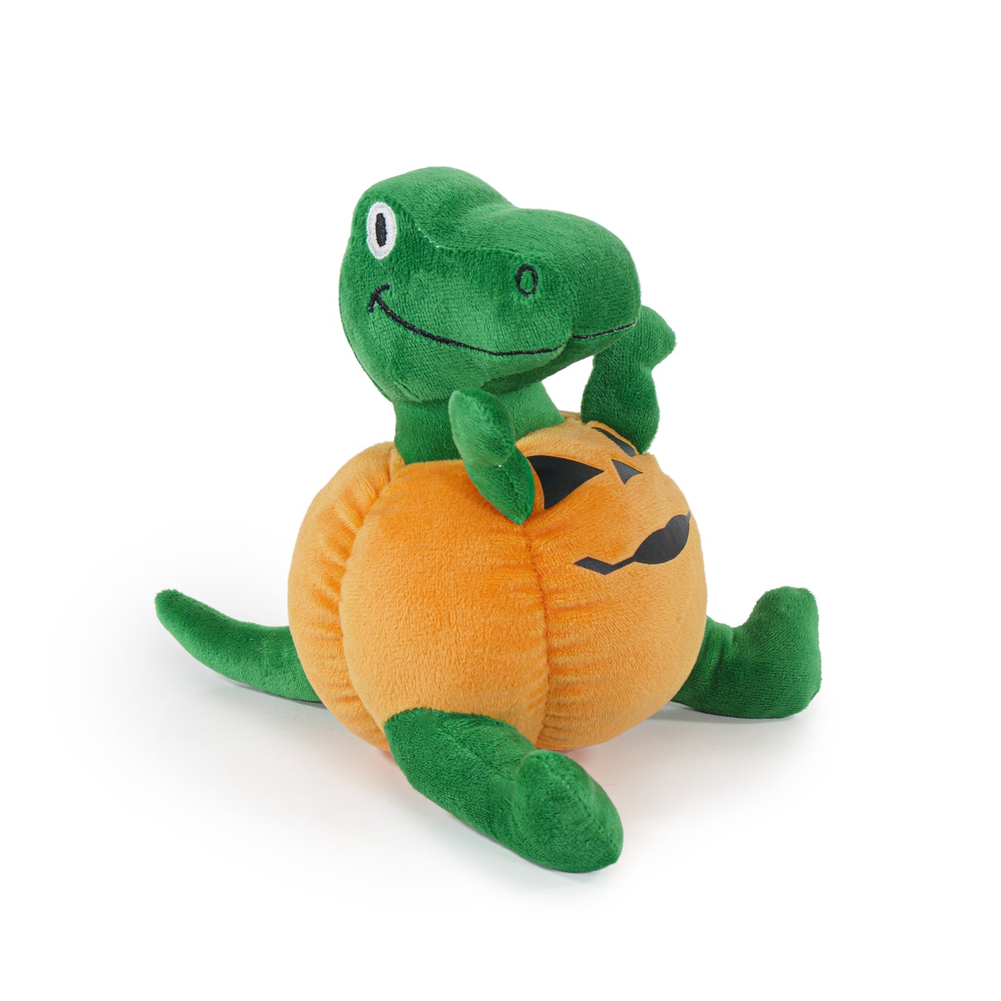Dino Pumpkin Halloween Dog Toy