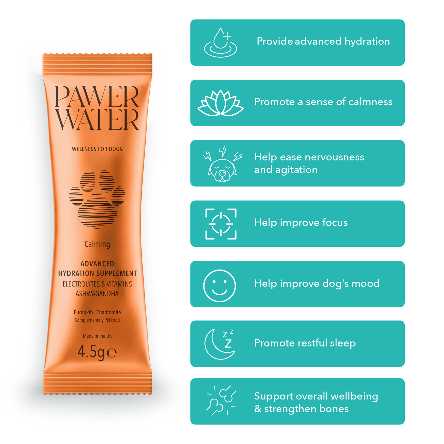 Pawer Water Calming (5 Sticks Pouch)