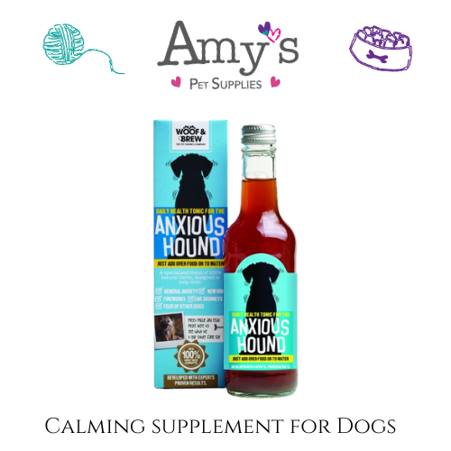 Woof & Brew - Anxious Hound Herbal Tonic For Dogs with Anxiety  - 330ml