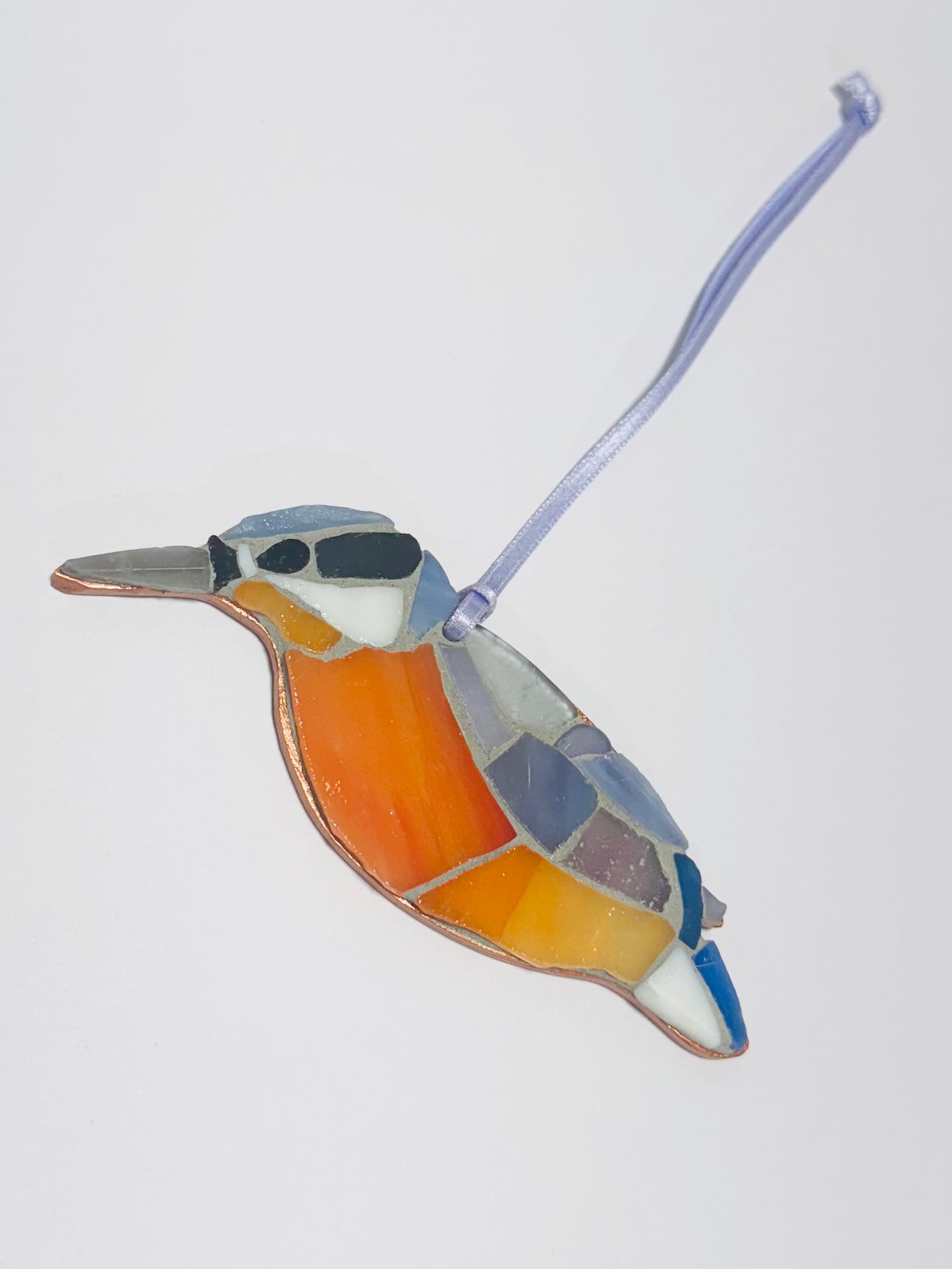 Meadow Mosaics – Handcrafted Hanging Glass Bird Mosaics by Nicky Wells