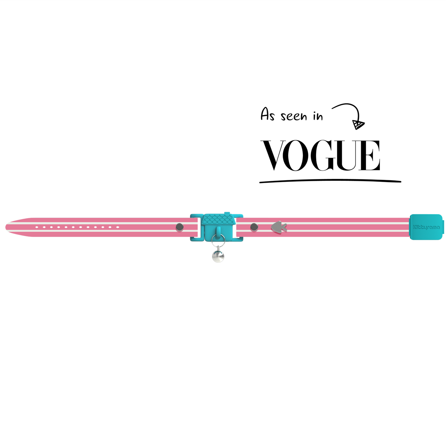 KITTYRAMA BERMUDA CAT COLLAR - Quick Release, Breakaway, Hypoallergenic