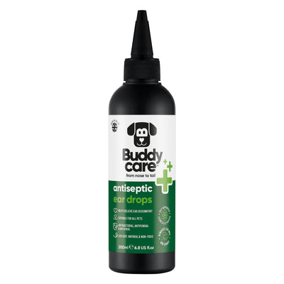 Buddycare Dog Ear Cleaner 200ml – Gentle Aloe Vera Ear Cleaning Solution.
