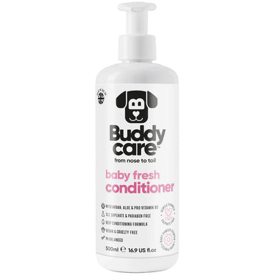 Buddy Care baby fresh conditioner bottle on a white background