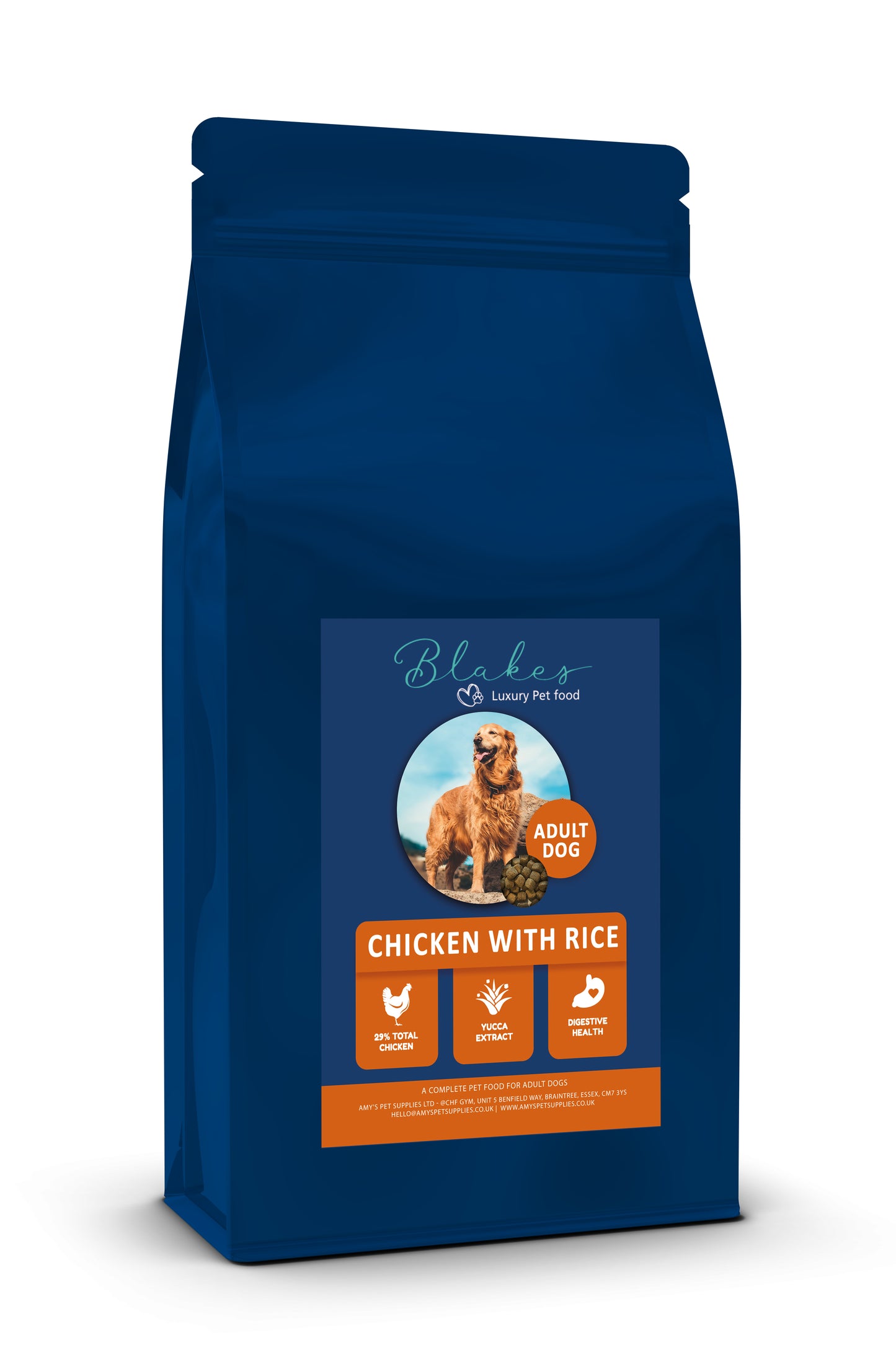 Blakes  - Large Breed - Super Premium - Chicken with Rice 10Kg