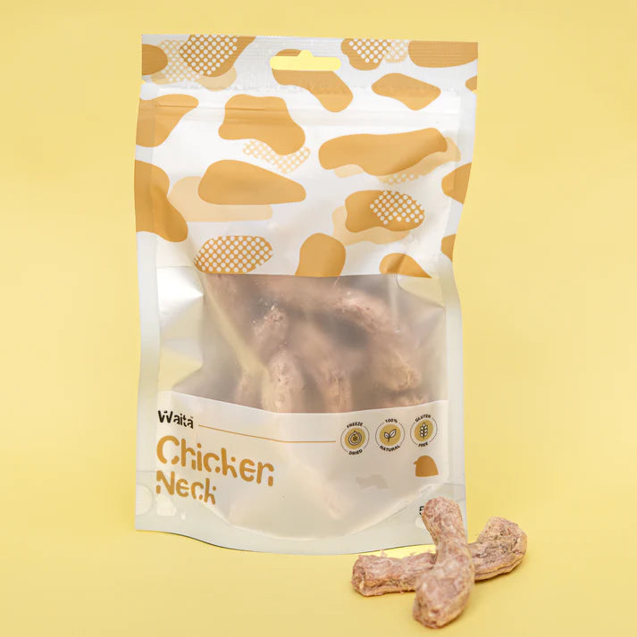Waita Freeze Dried Chicken Neck 50g natural joint support crunchy dog treat 