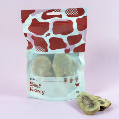 Waita freeze-dried beef kidney dog and cat treats 50g single ingredient organ meat