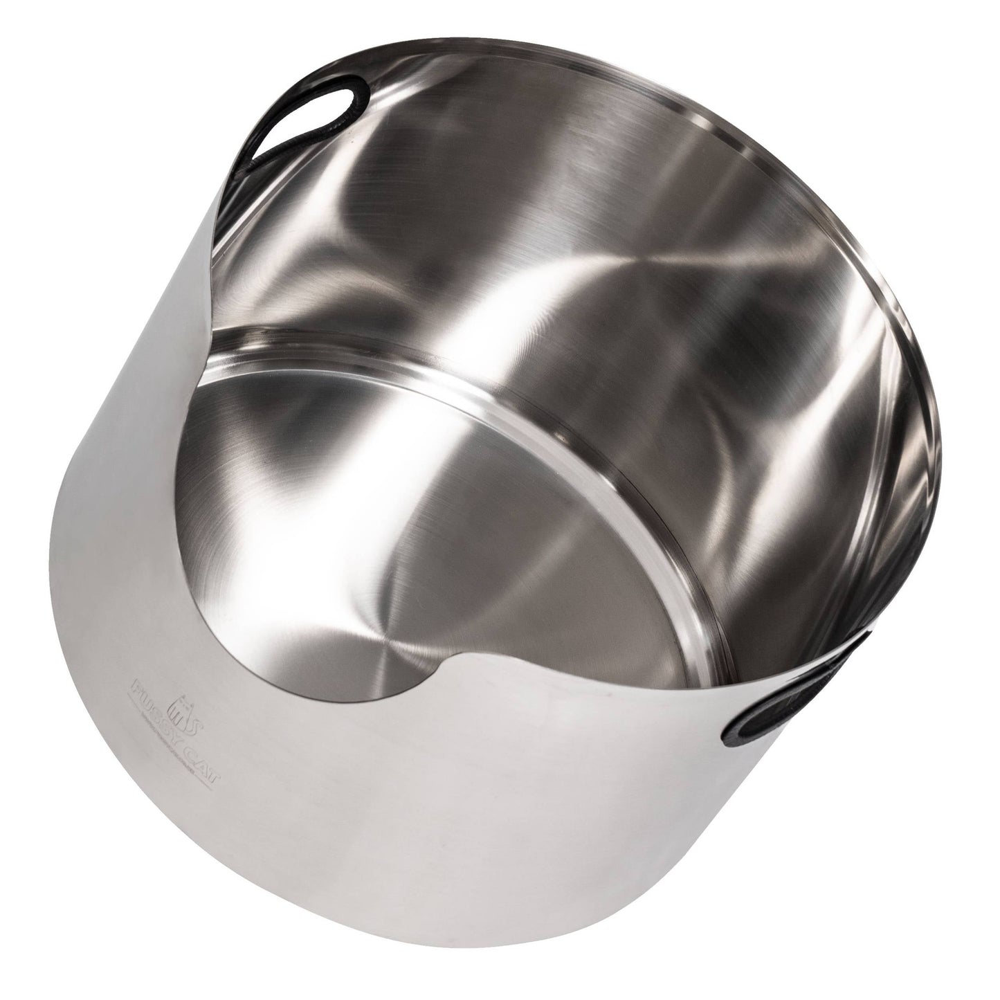 Fussy Cat Round Stainless Steel Litter Box