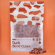 Package of Waita Duck Blood Cubes on an orange background