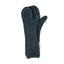 Pair of Ruff and Tumble double-layered cotton towelling dog drying mitts in forest green, ideal for quickly drying wet paws and fur after muddy walks or baths, available at Amy’s Pet Supplies.