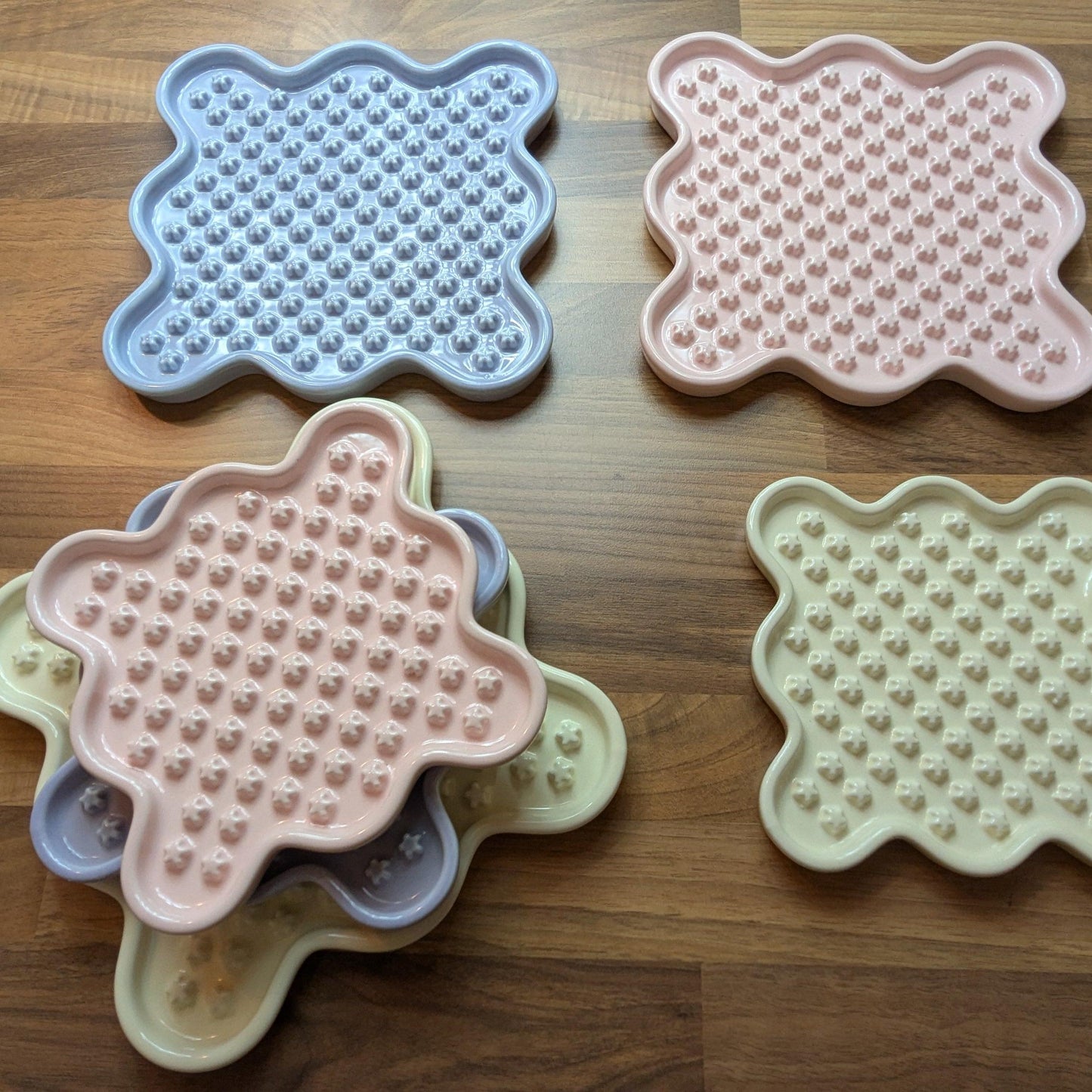 Fussy Cat Ceramic Slow Puzzle Feeder Bowl for Wet, Dry and Raw Cat Food