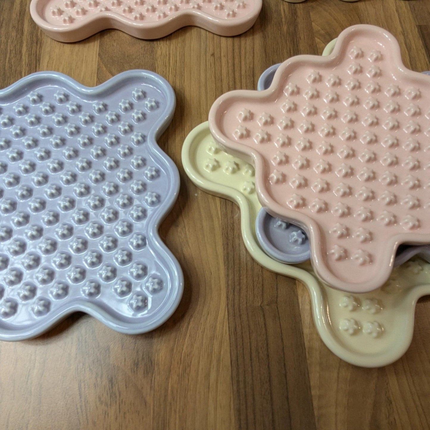 Fussy Cat Ceramic Slow Puzzle Feeder Bowl for Wet, Dry and Raw Cat Food