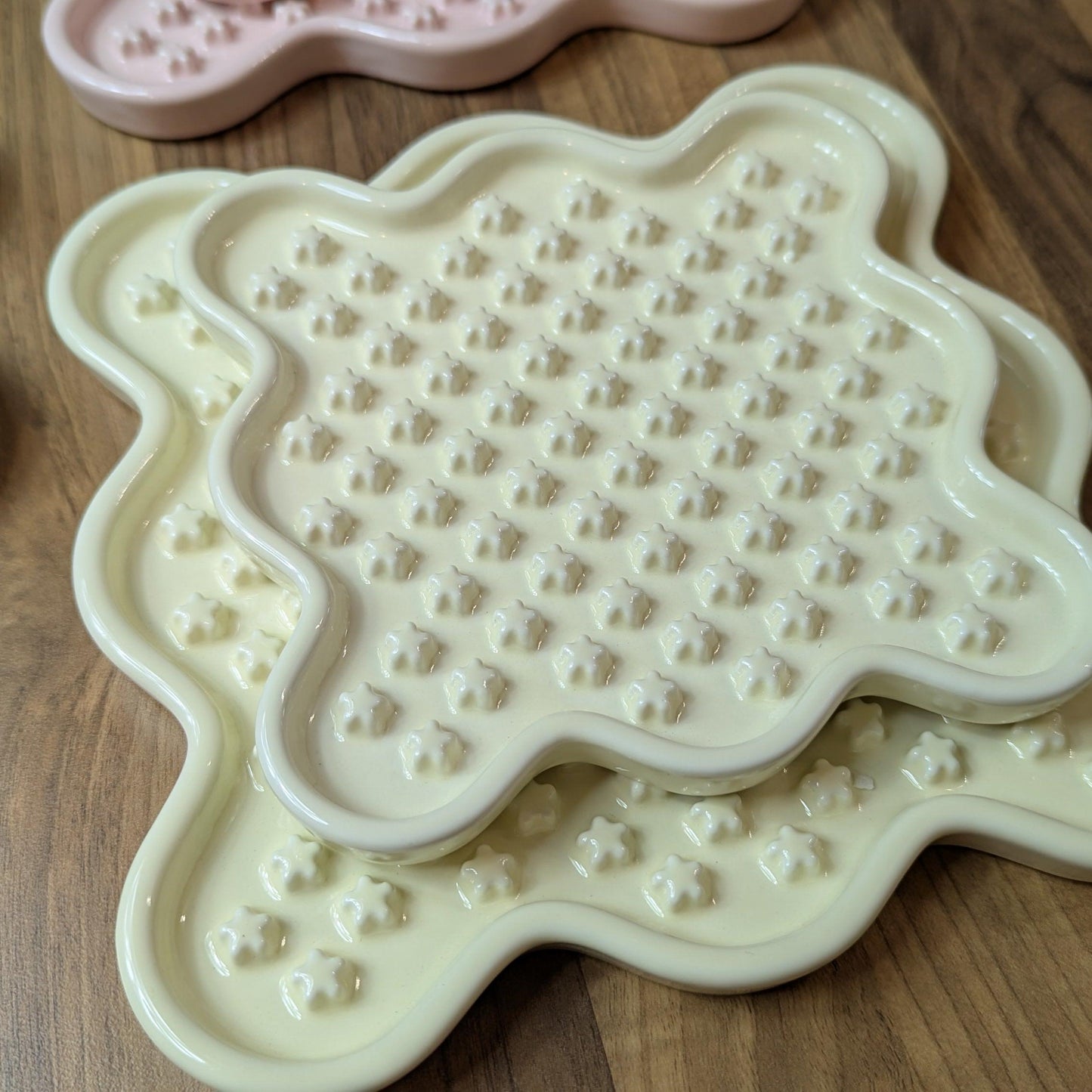 Fussy Cat Ceramic Slow Puzzle Feeder Bowl for Wet, Dry and Raw Cat Food