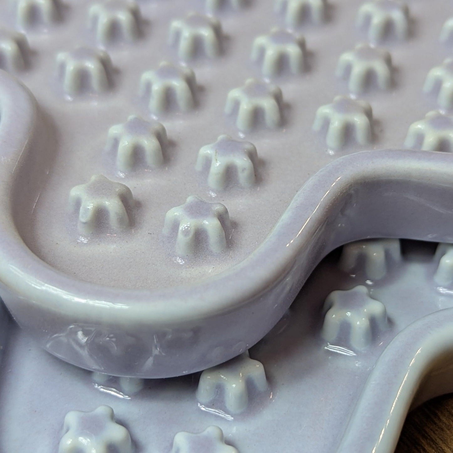 Fussy Cat Ceramic Slow Puzzle Feeder Bowl for Wet, Dry and Raw Cat Food