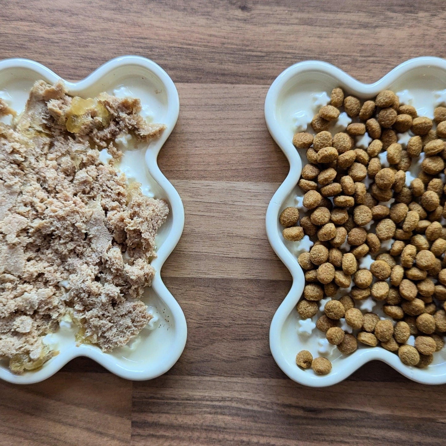 Fussy Cat Ceramic Slow Puzzle Feeder Bowl for Wet, Dry and Raw Cat Food