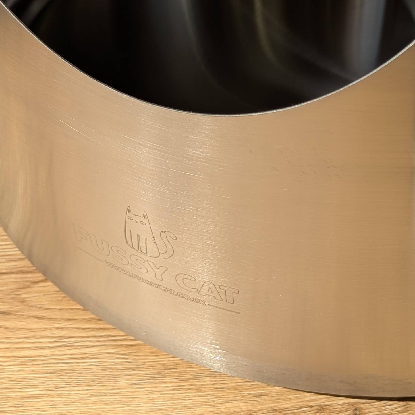 Fussy Cat Round Stainless Steel Litter Box