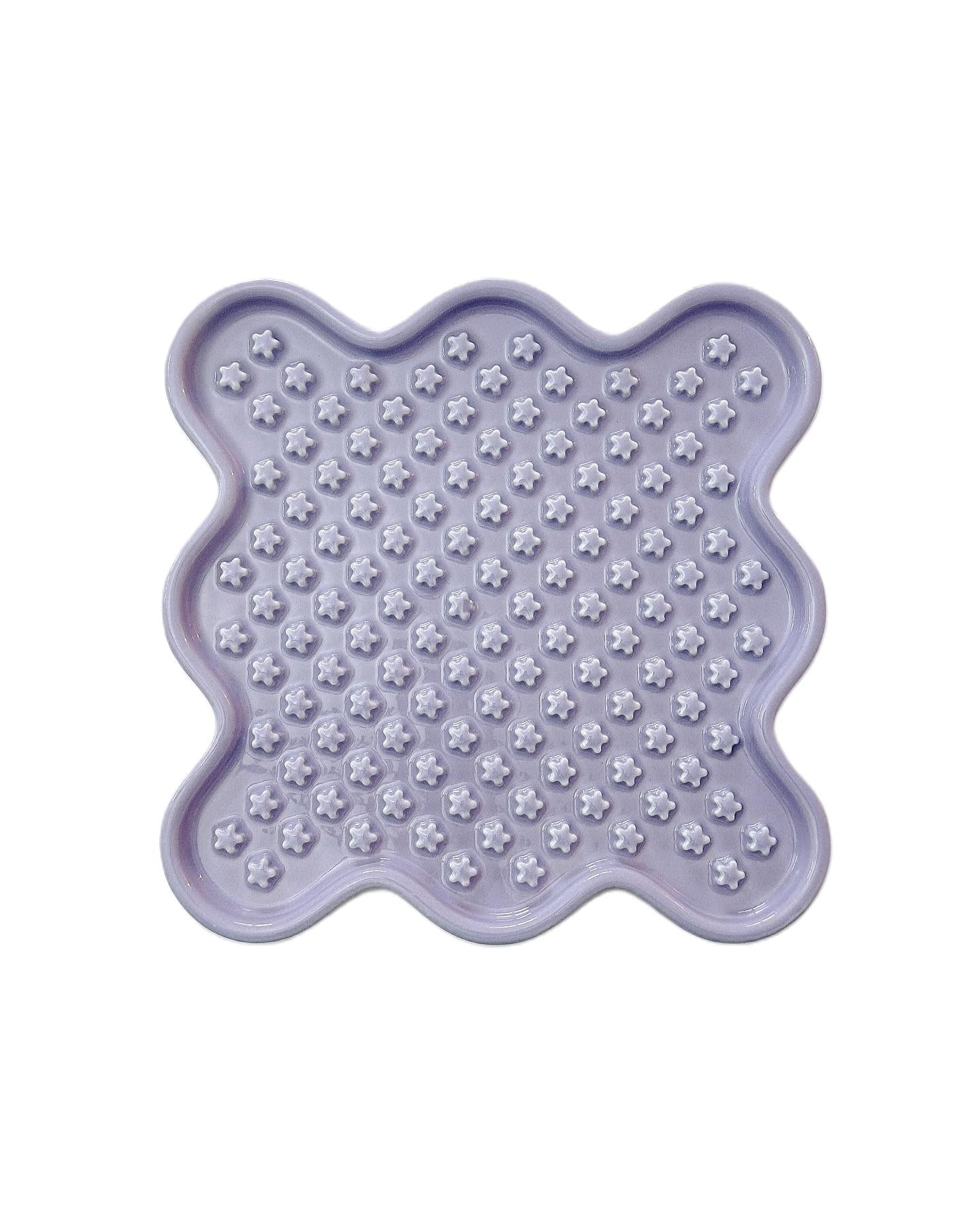 Fussy Cat Ceramic Slow Puzzle Feeder Bowl for Wet, Dry and Raw Cat Food