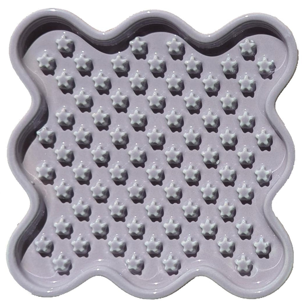 Fussy Cat Ceramic Slow Puzzle Feeder Bowl for Wet, Dry and Raw Cat Food