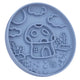 Meaty Licks Mushroom Cottage Slow Feeder – Dusty Blue.