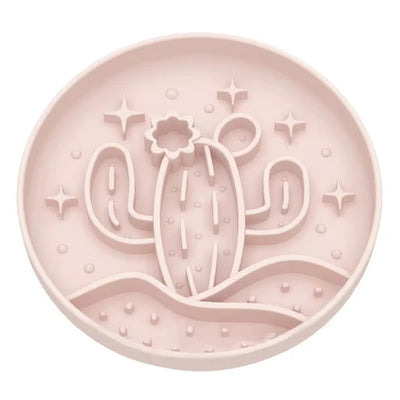Meaty Licks Cactus Calm Slow Feeder – Blush Beige