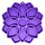 Purple Plastic pet Slow Feeder with Sodapup branding on a white background