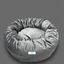 Prestige  cosmic grey Nest Round Dog Bed - Dog Bed