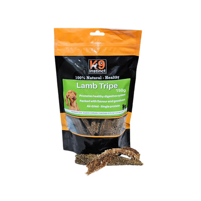 K9 Instinct Lamb Tripe 150g – Natural Protein-Rich Dog Treat