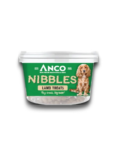 Anco Nibbles Lamb Treats 300g tub grain free single protein dog training treats