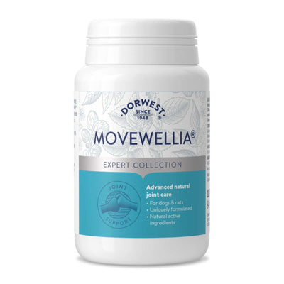 MoveWellia® advanced joint support tablets for dogs and cats – natural anti-inflammatory supplement with Boswellia, Glucosamine, and Chondroitin.
