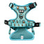 Pup Chic Boutique Otterly Lovely Tactical Dog Harness in teal with cute otter print, no-pull adjustable design for dogs, available at Amy’s Pet Supplies
