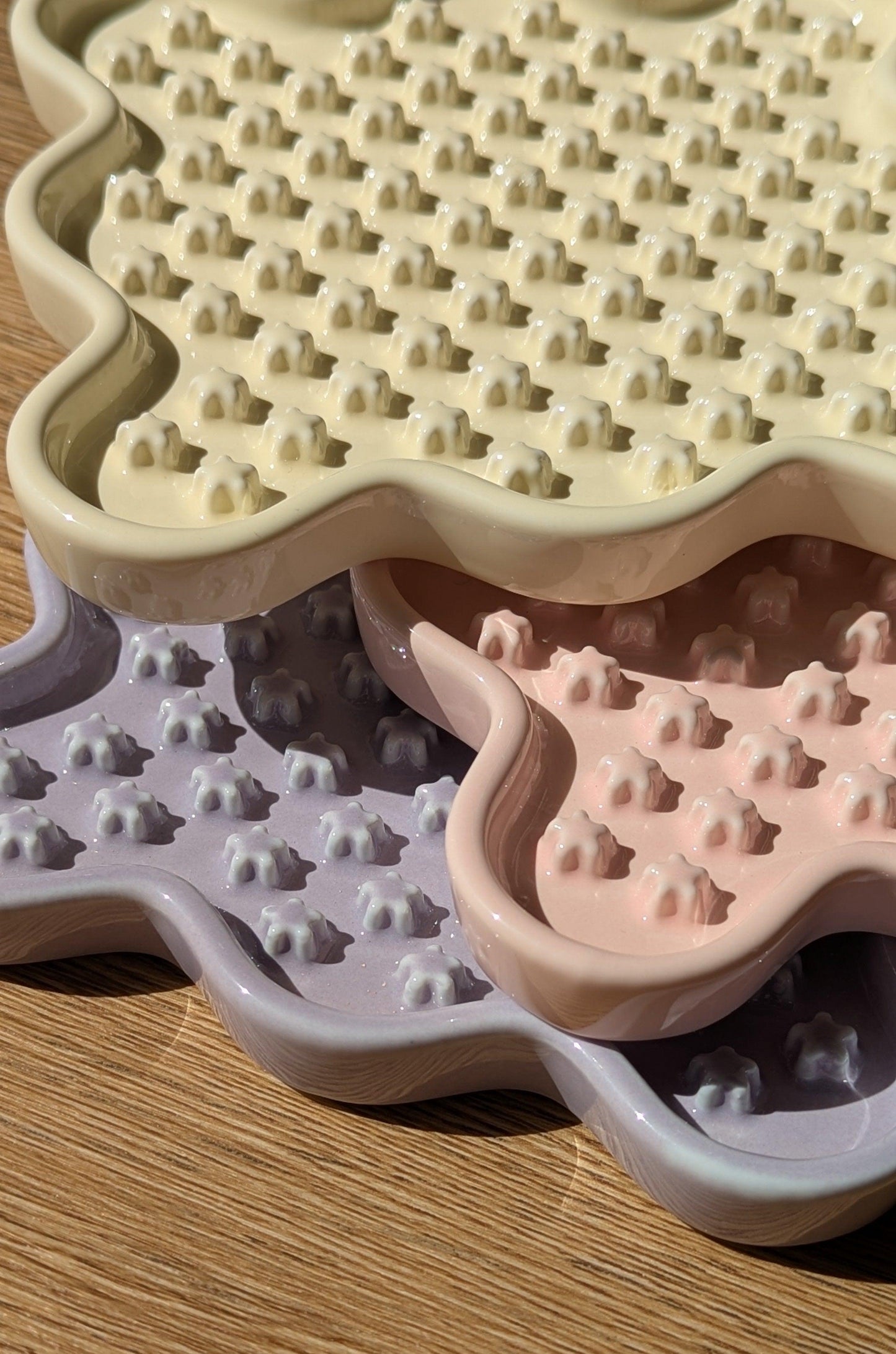 Fussy Cat Ceramic Slow Puzzle Feeder Bowl for Wet, Dry and Raw Cat Food