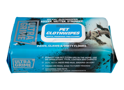 Ultragrime Pet Care XXL+ Clothwipes 40pk