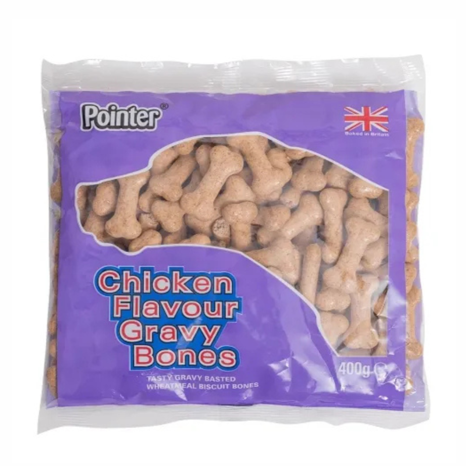 Pointer Chicken Flavoured Gravy Bones 400g