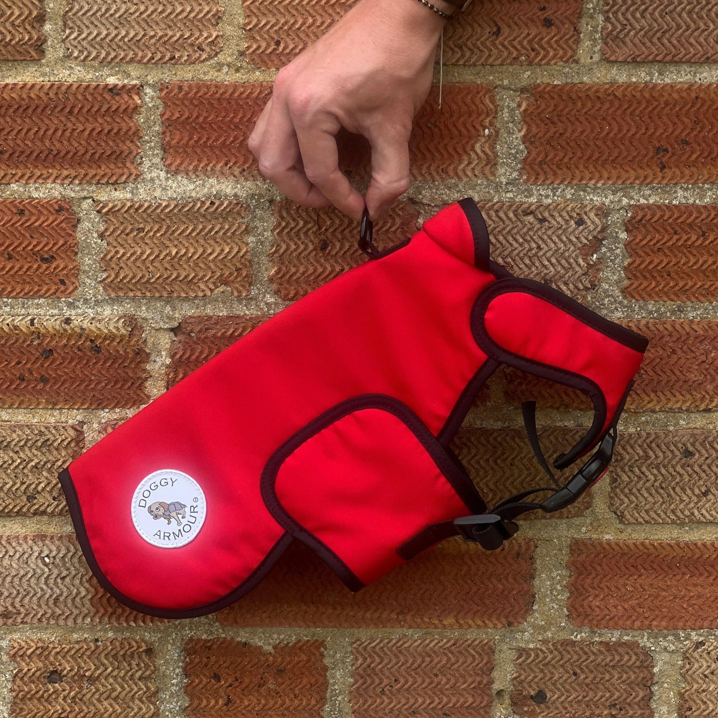 Doogy Armour - The Protective Dog Coat - Poppy Red