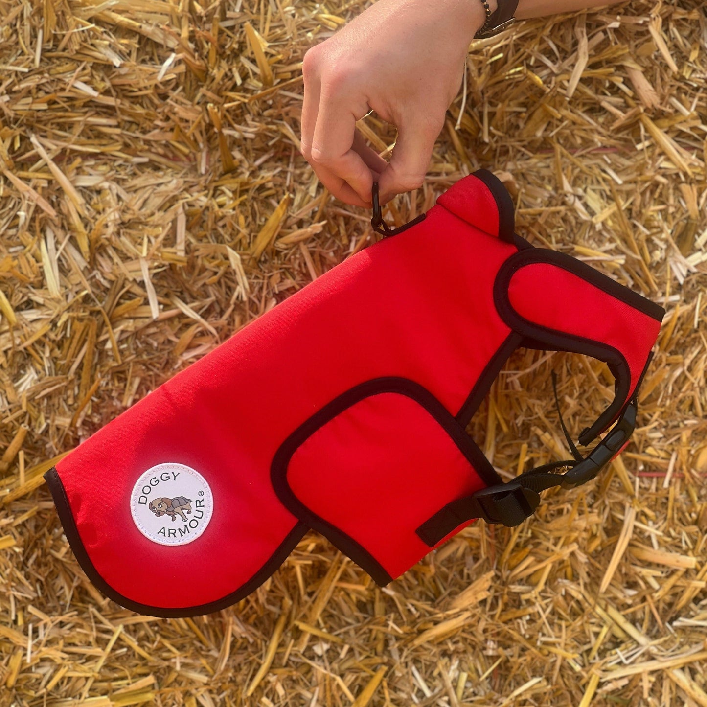 Doogy Armour - The Protective Dog Coat - Poppy Red