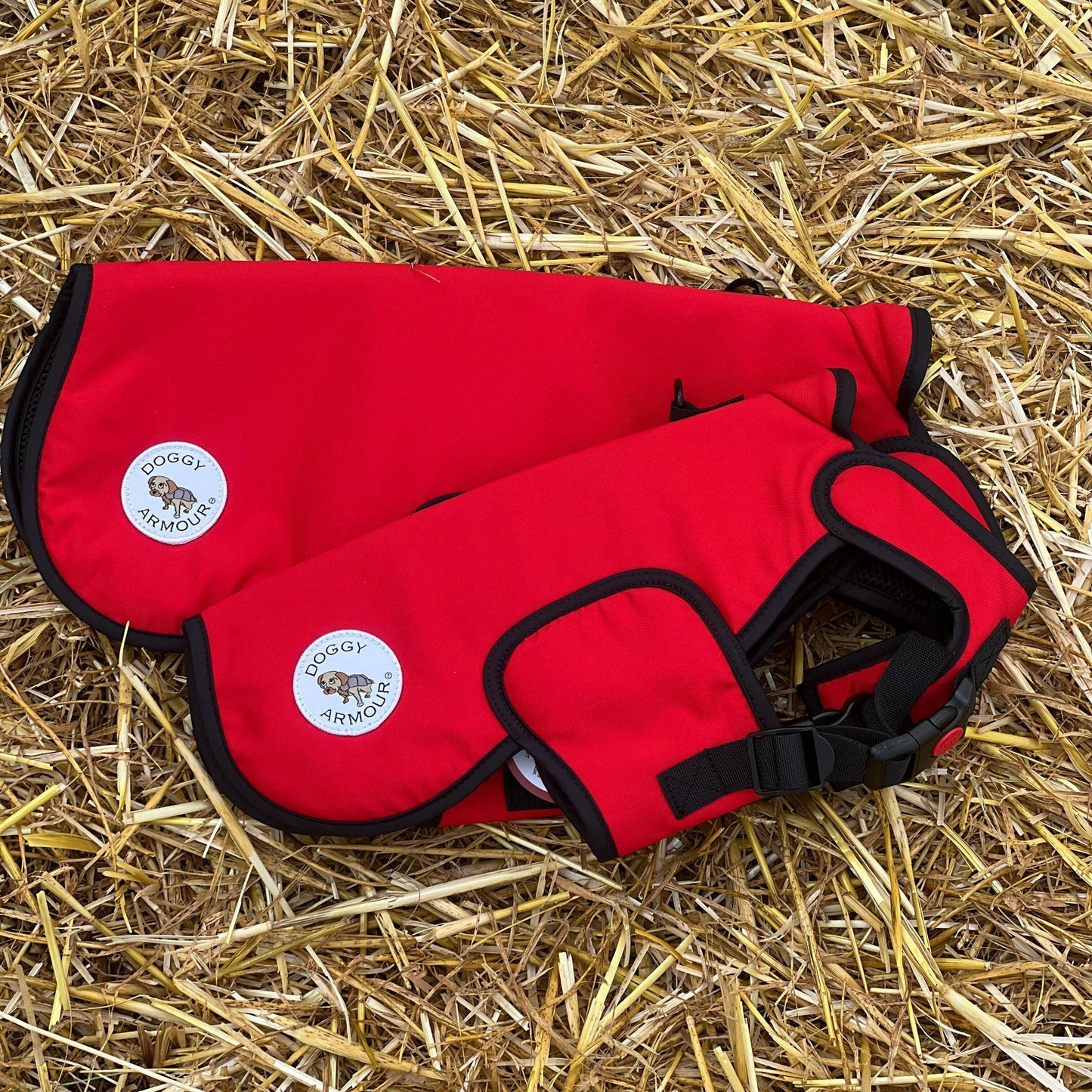 Doogy Armour - The Protective Dog Coat - Poppy Red