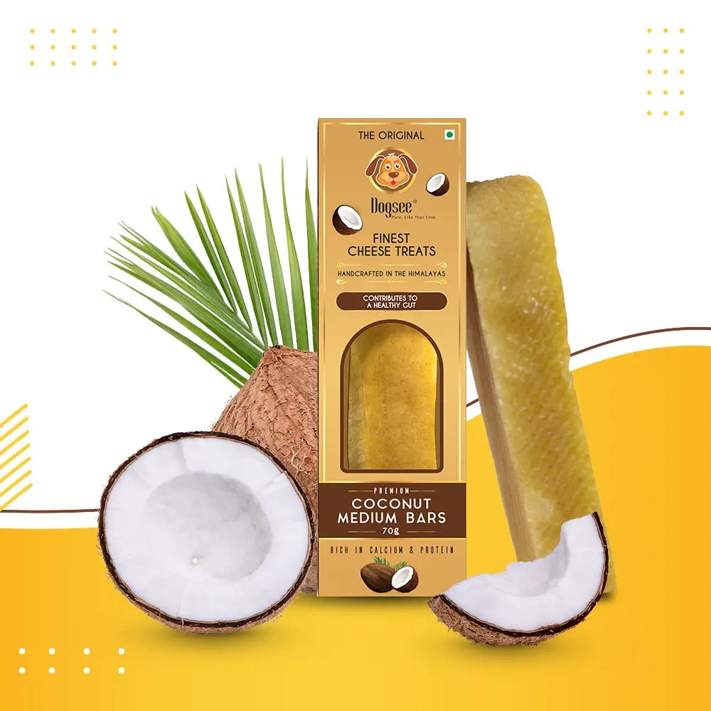 Dogsee - Coconut Flavoured Yak Bar - Medium