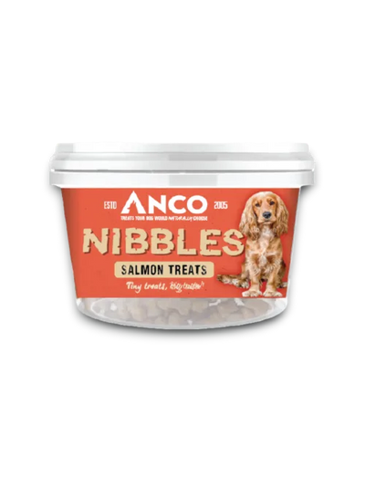 Anco Nibbles Salmon Treats 300g grain free omega 3 dog training treats
